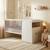 Lit bébé combiné évolutif - basic Blanc/gris+Blanc/rose 2 - vertbaudet enfant 