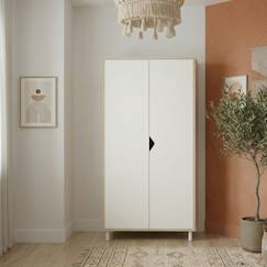 Chambre et rangement-Armoire bébé 2 portes en bois - scandi