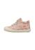 Chaussures premiers pas en cuir cocoon Blanc-+Rose poudré- 8 - vertbaudet enfant 