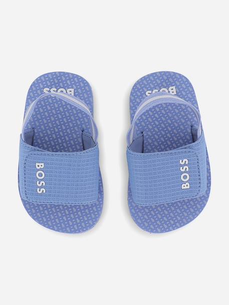 Sandales à scratch Beige+Black+Lavender blue+Vert foncé 15 - vertbaudet enfant 