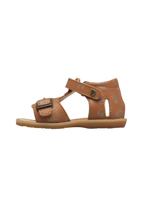 Sandales en cuir quarzo Cognac- 3 - vertbaudet enfant 