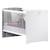 Chambre trio lit et commode et armoire en bois - nao Blanc 2 - vertbaudet enfant 