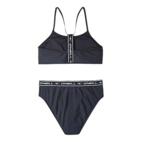 Maillot de bain deux pièces sportclub Noir+Rose 2 - vertbaudet enfant 