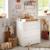 Chambre complète bébé avec lit à barreaux, commode à langer et armoire 2 portes - basic Blanc+Blanc/gris+Blanc/rose 3 - vertbaudet enfant 
