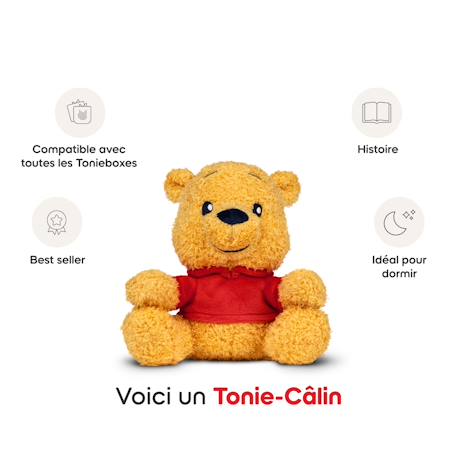 Peluche audio câlin Disney Winnie l'Ourson - histoires apaisantes - dès 3 ans MULTICOLORE 3 - vertbaudet enfant 