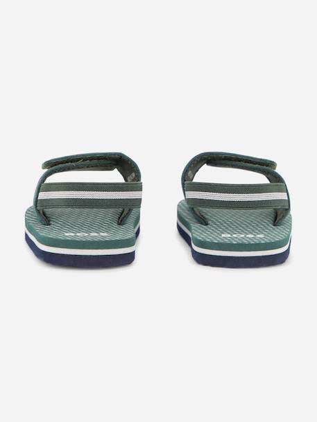 Sandales à scratch Beige+Black+Lavender blue+Vert foncé 19 - vertbaudet enfant 