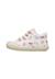 Chaussures premiers pas en cuir cocoon Blanc-+Rose poudré- 3 - vertbaudet enfant 