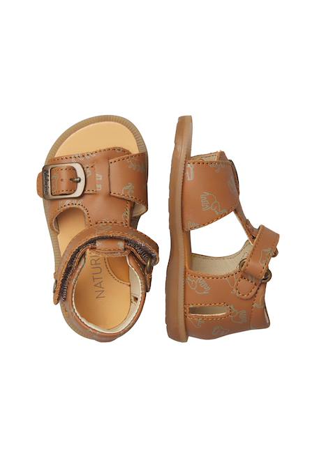 Sandales en cuir quarzo Cognac- 4 - vertbaudet enfant 