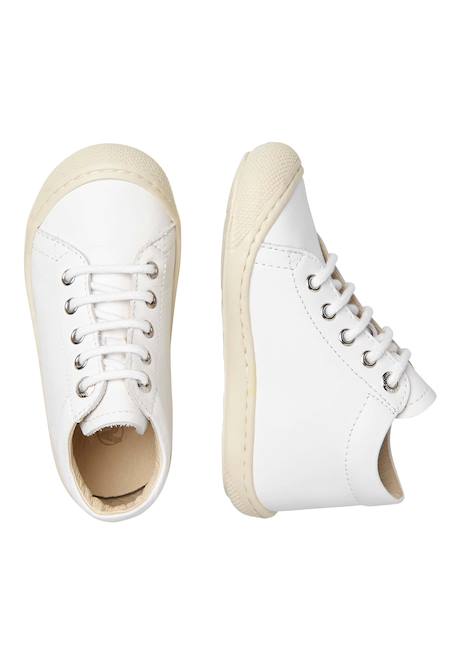 Chaussures en cuir cocoon Blanc- 4 - vertbaudet enfant 