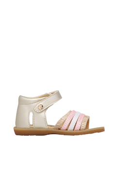 Chaussures-Sandales en cuir rubino