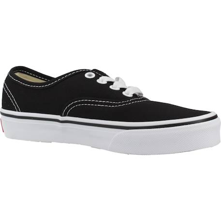 Baskets authentic en toile – confort et style junior Noir/blanc 1 - vertbaudet enfant 