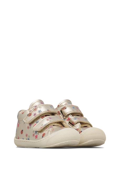 Chaussures en cuir cocoon vl Platine- 2 - vertbaudet enfant 