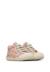 Chaussures premiers pas en cuir cocoon Blanc-+Rose poudré- 7 - vertbaudet enfant 