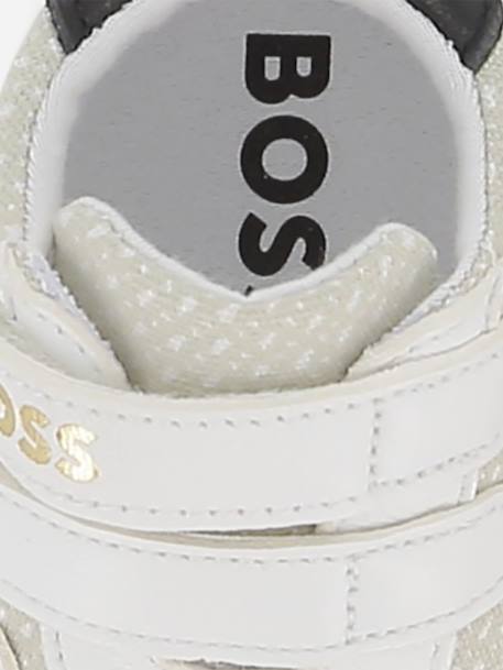 Chaussons bébé style basket à scratchs Blanc 3 - vertbaudet enfant 