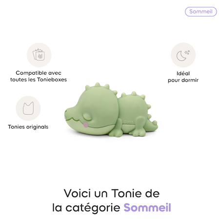 Figurine audio Les copains du dodo - Doudou Croco - histoire du soir MULTICOLORE 2 - vertbaudet enfant 