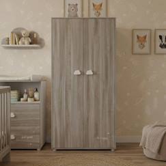 Chambre et rangement-Armoire 2 portes en bois - smile