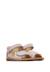 Sandales en daim avec imprimé cerises maya embr Rose poudré- 2 - vertbaudet enfant 