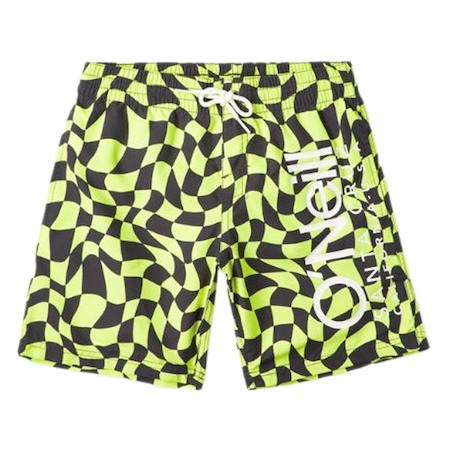 Short de bain garçon cali crazy 14 Bleu+Jaune 3 - vertbaudet enfant 