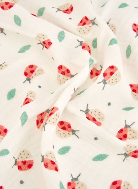 Couverture pour bébé en coton imprimé Multicolore 3 - vertbaudet enfant 