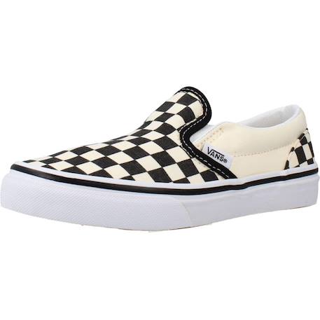 Baskets enfant garçon en textile Blanc blckwht+Blanc, noir 4 - vertbaudet enfant 