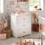 Chambre complète bébé avec lit à barreaux et commode à langer - basic Blanc+Blanc/gris+Blanc/rose 15 - vertbaudet enfant 