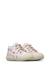 Chaussures premiers pas en cuir cocoon Blanc-+Rose poudré- 2 - vertbaudet enfant 