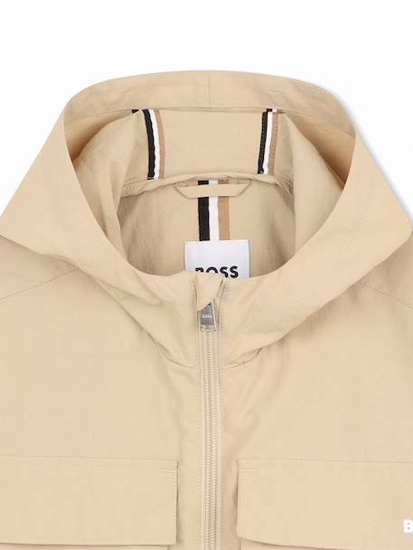 Veste à capuche Beige 3 - vertbaudet enfant 