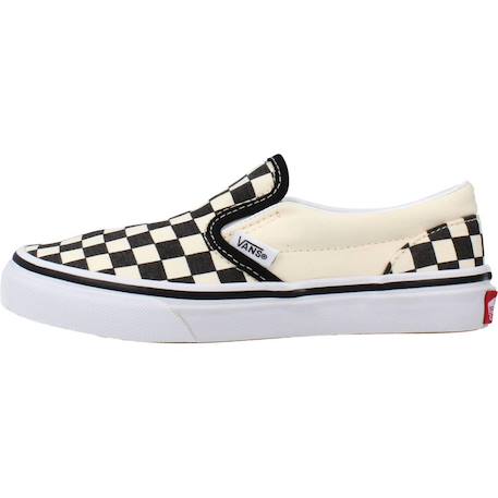 Baskets enfant garçon en textile Blanc blckwht+Blanc, noir 2 - vertbaudet enfant 