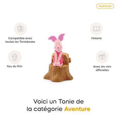 FIgurine audio Disney Winnie l'Ourson - Porcinet - dès 4 ans MULTICOLORE 2 - vertbaudet enfant 