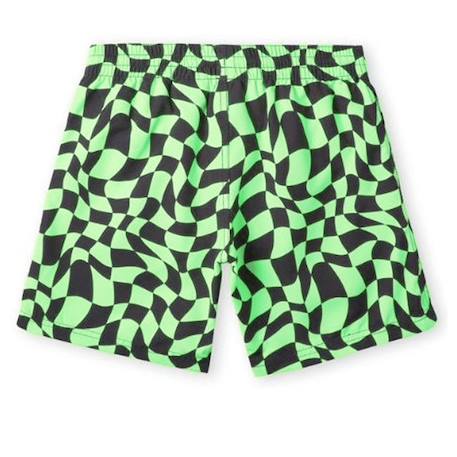 Short de bain garçon cali crazy 14 Bleu+Jaune 2 - vertbaudet enfant 