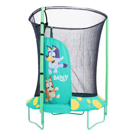 Trampoline rond bluey junior métal d140cm Noir - bleu - vert 2 - vertbaudet enfant 