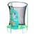 Trampoline rond bluey junior métal d140cm Noir - bleu - vert 2 - vertbaudet enfant 