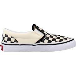 Chaussures-Basket garçon modèle classic slip-on checkerboard