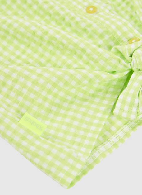 Chemise fille popeline à carreaux Multicolore 4 - vertbaudet enfant 