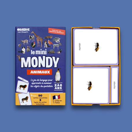 Mini-mondy - 90 cartes maison - langage Animaux+Cuisine+Fruits & Légumes+Loisirs+Maison 1 - vertbaudet enfant 