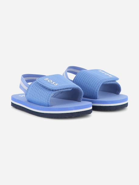 Sandales à scratch Beige+Black+Lavender blue+Vert foncé 13 - vertbaudet enfant 