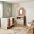 Chambre trio lit et commode et armoire en bois - teddy Blanc 1 - vertbaudet enfant 