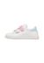 Baskets en cuir hasselt 2 vl. Blanc-fuchsia 3 - vertbaudet enfant 