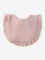 Lot 3 bavoirs bohème à volants blush+sauge 2 - vertbaudet enfant 
