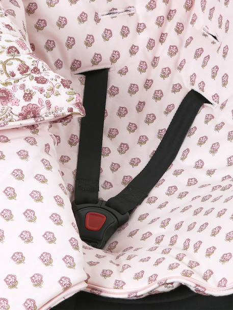 Nid d'ange enveloppant en coton Bord de mer+Cherry+Dans les bois+imprimé grenier+Mon coeur+Nuages+rose imprimé 48 - vertbaudet enfant 