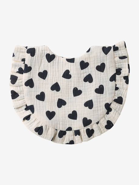 Lot 3 bavoirs bohème à volants blush+sauge 9 - vertbaudet enfant 
