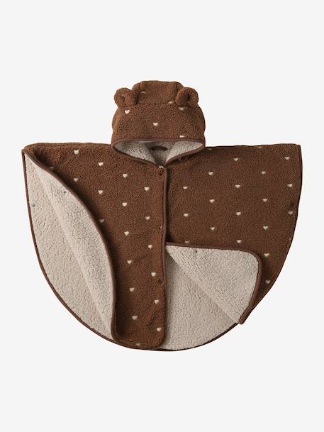 Poncho bébé pour siège auto noisette 2 - vertbaudet enfant 