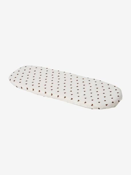 Housse pour couffin en gaze de coton Bord de mer+ficelle+Hygge+Nuages+rose imprimé 8 - vertbaudet enfant 