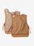 Lot 2 bavoirs tablier bébé ficelle+noisette+sauge 10 - vertbaudet enfant 
