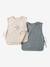Lot 2 bavoirs tablier bébé ficelle+noisette+sauge 11 - vertbaudet enfant 