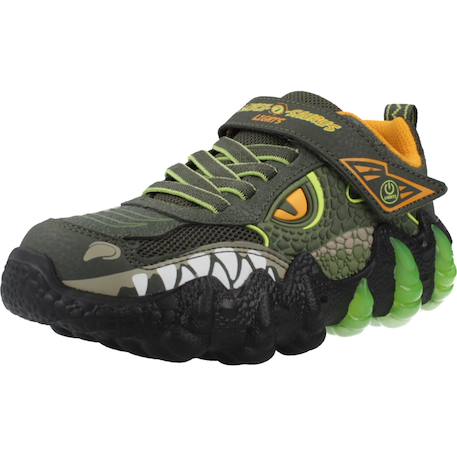 Baskets enfant garçon Vert olv 4 - vertbaudet enfant 
