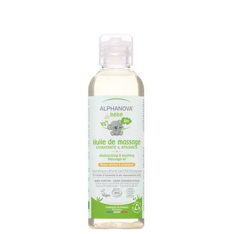 Huile de massage bio 100ml MULTICOLORE 2 - vertbaudet enfant 