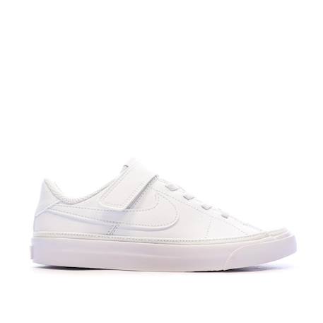 Baskets fille court legacy Blanc+Blanc 1 7 - vertbaudet enfant 