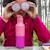Gourde inox isotherme 473 ml bouchon sport bay kaleidoscope Rose+Violette 5 - vertbaudet enfant 