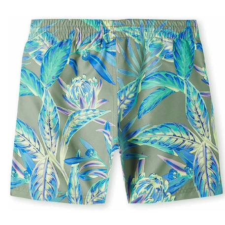 Maillot de bain garçon cali Bleu+Noir+Vert 6 - vertbaudet enfant 
